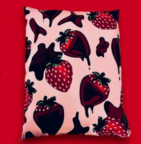 10x13 Chocolate Strawberry Poly Mailer