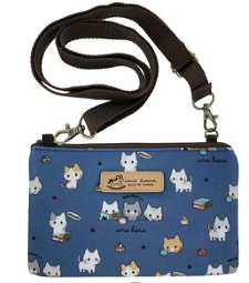 Meow Cat Zipper Crossbody