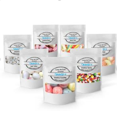(No more samples, do not order) Crunch-N 7PCS Freeze Dried Candy Sample Pouch