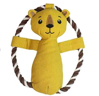 Nocciola Yellow Lion, Dog Squeaky Toys Cute Plush Toys for Small Medium Dog|Pet Toys Squeaky Toys Plush Games