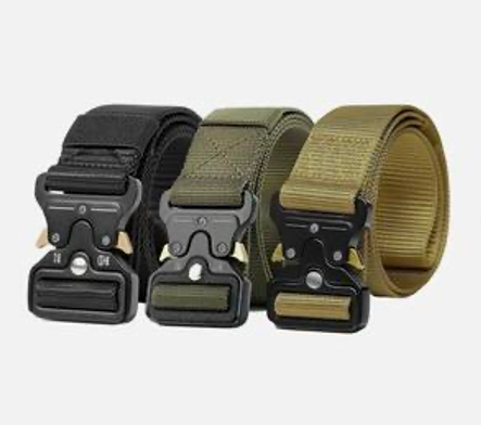 1 Piece Men's Casual Military Tactical Army Adjustable Quick Release Belts Pants Waistband